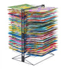 VEVOR Art Drying Rack, 50 Removable Shelves 20 x 17 x 30 inch Paint Drying Rack with Stable Base, Carbon Steel Metal Painting Drying Rack for Artwork in Classroom, Art Studios and Schools, Black