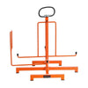 VEVOR Cable Dispenser, Floor or Stud Mounted, Wire Spool Rack, Portable Wire Rack Dispenser with Anti-Slip Metal Handle for Wiring Transport, Swivel Eyelet, for Electrical, Industrial and Retail Use