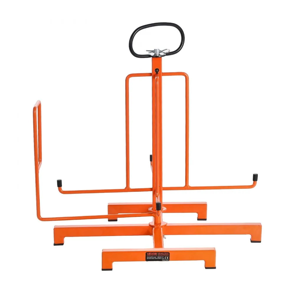 VEVOR Cable Dispenser, Floor or Stud Mounted, Wire Spool Rack, Portable Wire Rack Dispenser with Anti-Slip Metal Handle for Wiring Transport, Swivel Eyelet, for Electrical, Industrial and Retail Use