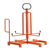 VEVOR Cable Dispenser, Floor or Stud Mounted, Wire Spool Rack, Portable Wire Rack Dispenser with Anti-Slip Metal Handle for Wiring Transport, Swivel Eyelet, for Electrical, Industrial and Retail Use