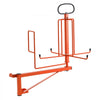 VEVOR Cable Dispenser, Floor or Stud Mounted, Wire Spool Rack, Portable Wire Rack Dispenser with Anti-Slip Metal Handle for Wiring Transport, Swivel Eyelet, for Electrical, Industrial and Retail Use