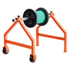 VEVOR Wire Spool Rack, 220 lbs Load Capacity, Portable Cable Caddy, Moveable Wire Rack with Wheels, Spool Holder, Up to 29.9 in Diameter, for Electrical Industrial and Retail Use, Working Efficiency