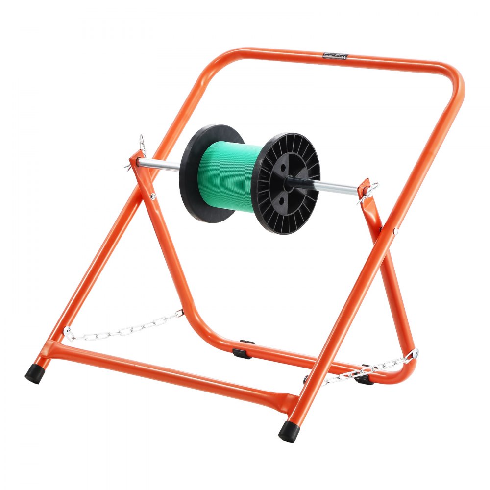VEVOR Cable Caddy, Heavy Duty Steel Frame, Spool Holder for Electrical Wires, Portable Wire Dispenser for Up to 20 in Diameter Spools, 100 lbs Capacity for Cable Reels, Electrical Industrial Retail