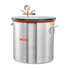 VEVOR 15 Gallon Vacuum Chamber, Aluminum Alloy, Vacuum Degassing Chamber with Tempered Glass Lid, Hose, Air Filter, for Resin Casting, Stabilizing Wood, Degassing Silicone, Epoxies, Essential Oils