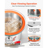 VEVOR 1.5 Gallon Vacuum Chamber, Stainless Steel, Vacuum Degassing Chamber with Tempered Glass Lid, Hose, Air Filter, for Resin Casting, Stabilizing Wood, Degassing Silicone, Epoxies, Essential Oils