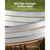 VEVOR Bandsaw Blade, 150 Inch Length, 4 TPI Band Saw Blade with 18 HRC Hardened Sharp Teeth, SK5 High-Strength Carbon Steel, 0.75 Inch Width, Replacement for Major Woodworking Band Saw Brands, 1 Pack
