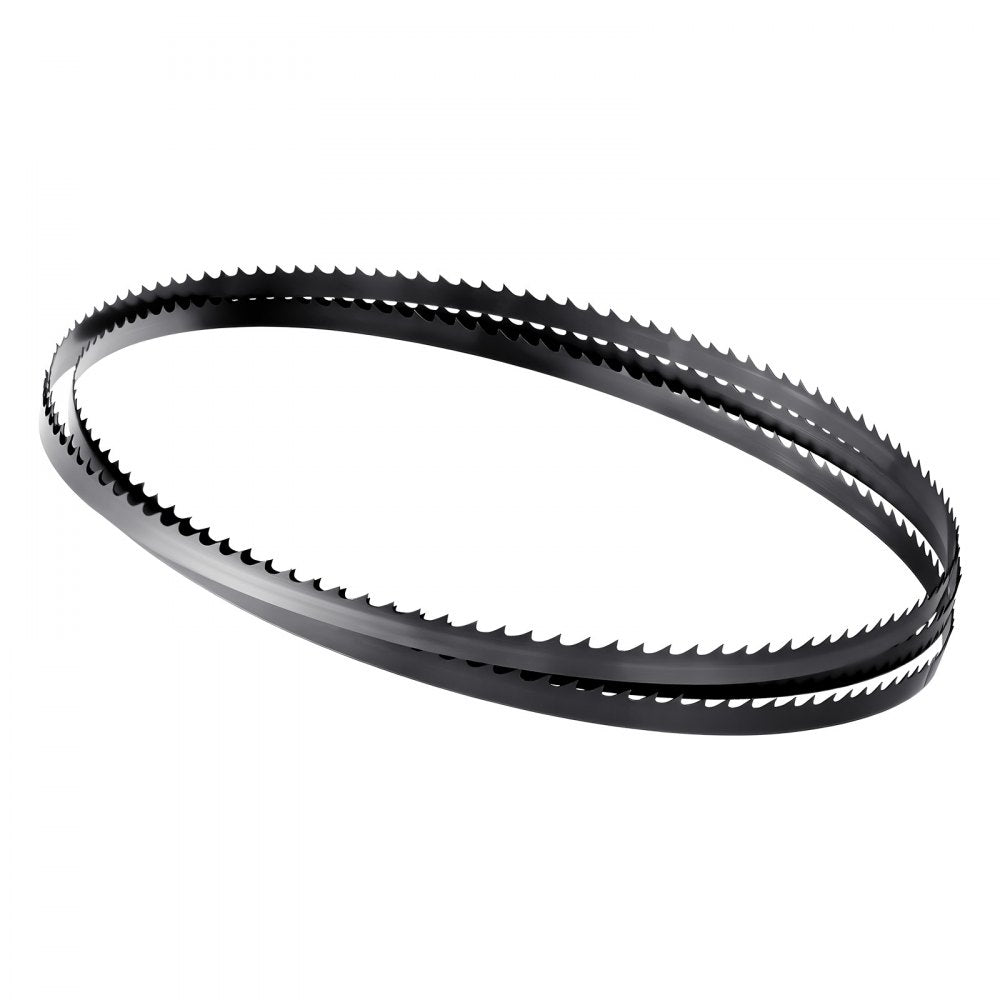 VEVOR Bandsaw Blade, 60 Inch Length, 6 TPI Band Saw Blade with 15 HRC Hardened Sharp Teeth, SK5 High-Strength Carbon Steel, 0.25 Inch Width, Replacement for Major Woodworking Band Saw Brands, 1 Pack