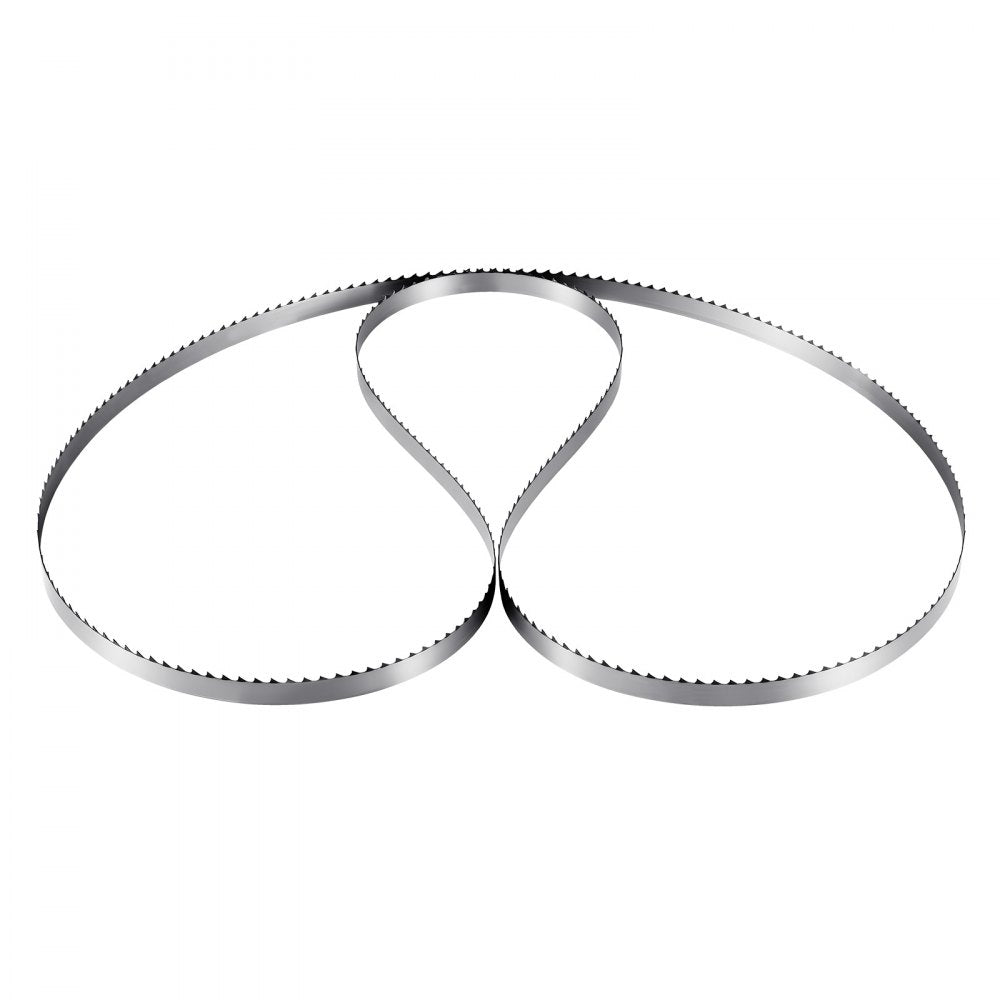 VEVOR Bandsaw Blade, 72 Inch Length, 4 TPI Band Saw Blade with 18 HRC Hardened Sharp Teeth, SK5 High-Strength Carbon Steel, 0.5 Inch Width, Replacement for Major Woodworking Band Saw Brands, 1 Pack