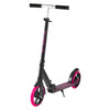 VEVOR Kick Scooter for Kids Ages 8+, Teens & Adults, 2-Wheel Toddler Scooter with Adjustable Height Handlebar, Wide Anti-Slip Deck, Foldable Lightweight Frame for Boys & Girls up to 220 lbs, Pink