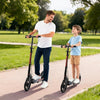 VEVOR Kick Scooter for Kids Ages 8+, Teens & Adults, 2-Wheel Toddler Scooter with Height Adjustable Handlebar, Wide Anti-Slip Deck, Foldable Lightweight Frame for Boys & Girls up to 220 lbs, Black