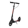VEVOR Kick Scooter for Kids Ages 8+, Teens & Adults, 2-Wheel Toddler Scooter with Height Adjustable Handlebar, Wide Anti-Slip Deck, Foldable Lightweight Frame for Boys & Girls up to 220 lbs, Black