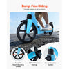 VEVOR Kick Scooter for Kids Ages 8+, Teens & Adults, 2-Wheel Toddler Scooter with Adjustable Height Handlebar, Wide Anti-Slip Deck, Foldable Lightweight for Boys & Girls up to 220 lbs, Blue + Black