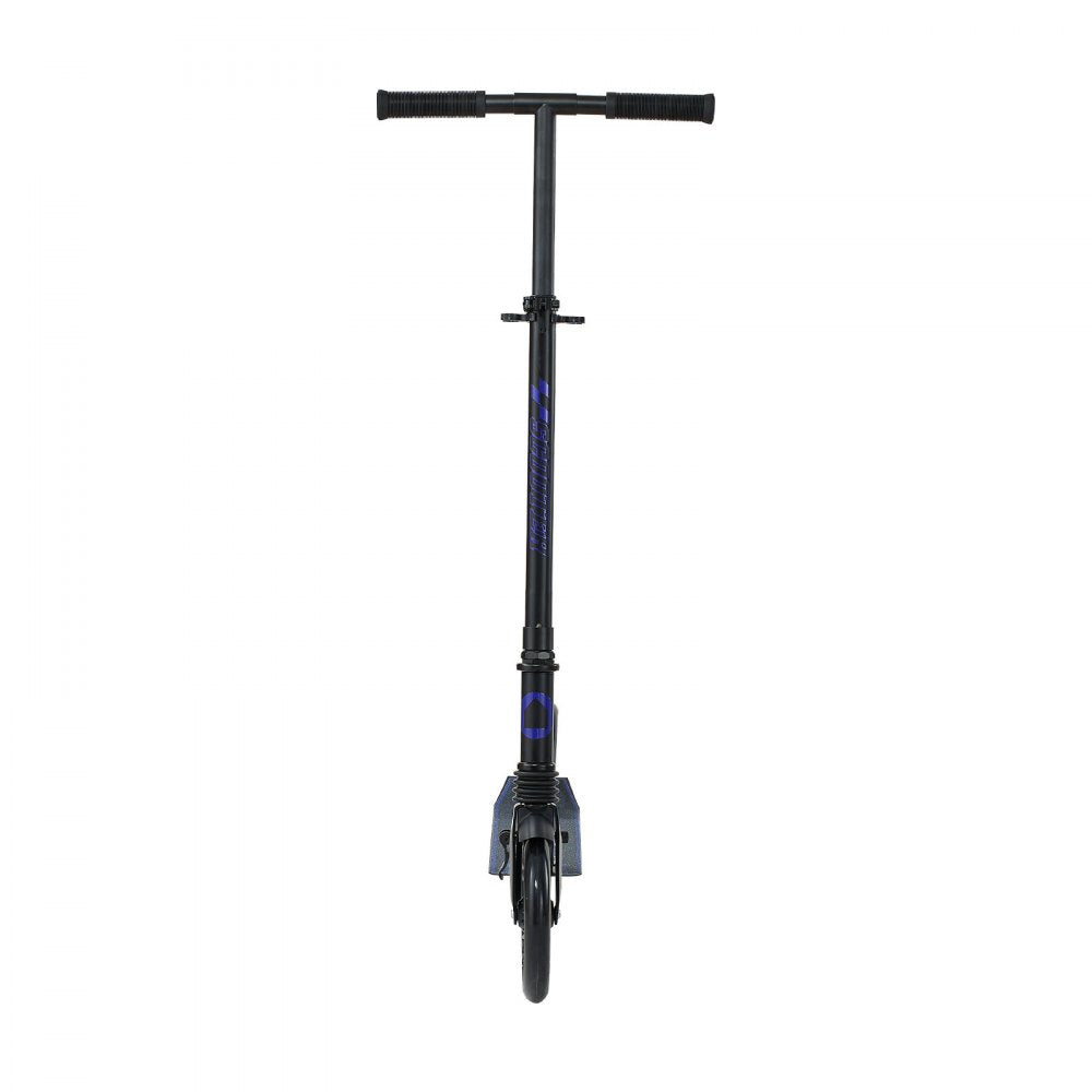 VEVOR Kick Scooter for Kids Ages 8+, Teens & Adults, 2-Wheel Toddler Scooter with Adjustable Height Handlebar, Wide Anti-Slip Deck, Foldable Lightweight for Boys & Girls up to 220 lbs, Black + Purple