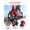 VEVOR Kick Scooter for Kids Ages 8+, Teens & Adults, 2-Wheel Toddler Scooter with Adjustable Height Handlebar, Wide Anti-Slip Deck, Foldable Lightweight for Boys & Girls up to 220 lbs, Red + Black