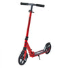 VEVOR Kick Scooter for Kids Ages 8+, Teens & Adults, 2-Wheel Toddler Scooter with Adjustable Height Handlebar, Wide Anti-Slip Deck, Foldable Lightweight for Boys & Girls up to 220 lbs, Red + Black