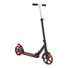 VEVOR Kick Scooter for Kids Ages 8+, Teens & Adults, 2-Wheel Toddler Scooter with Adjustable Height Handlebar, Wide Anti-Slip Deck, Foldable Lightweight for Boys & Girls up to 220 lbs, Black + Red