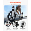 VEVOR Kick Scooter for Kids Ages 8+, Teens & Adults, 2-Wheel Toddler Scooter with Adjustable Height Handlebar, Wide Anti-Slip Deck, Foldable Lightweight for Boys & Girls up to 220 lbs, White + Black