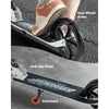 VEVOR Kick Scooter for Kids Ages 8+, Teens & Adults, 2-Wheel Toddler Scooter with Adjustable Height Handlebar, Wide Anti-Slip Deck, Foldable Lightweight for Boys & Girls up to 220 lbs, White + Black