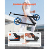 VEVOR Kick Scooter for Kids Ages 8+, Teens & Adults, 2-Wheel Toddler Scooter with Adjustable Height Handlebar, Wide Anti-Slip Deck, Foldable Lightweight Frame for Boys & Girls up to 220 lbs, Blue