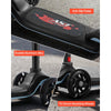 VEVOR Kick Scooter for Kids Ages 3+, 3-Wheel Toddler Scooter with Light-Up Wheels, Adjustable Height Handlebar, Wide Anti-Slip Deck, Lightweight Aluminum Frame for Boys & Girls up to 165 lbs, Black