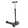 VEVOR Kick Scooter for Kids Ages 3+, 3-Wheel Toddler Scooter with Light-Up Wheels, Adjustable Height Handlebar, Wide Anti-Slip Deck, Lightweight Aluminum Frame for Boys & Girls up to 165 lbs, Black