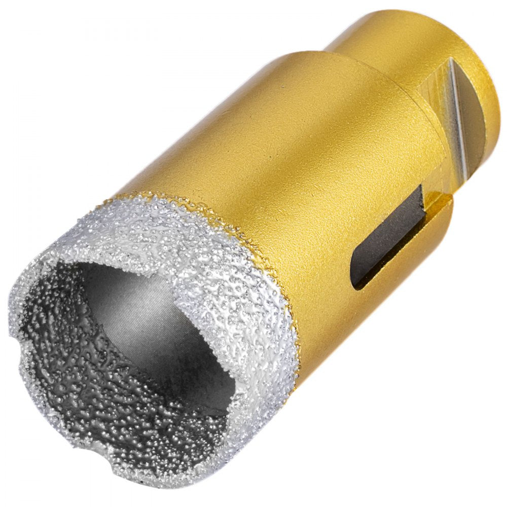 VEVOR Diamond Drill Bits 7PCS Diamond Hole Saw 20/27/35/55/68mmTile Hole Saw Kit Vacuum Brazed Diamond Drill Bit 0.59in/15mm Segment Tile Hole Saw w Storage Case for Tile Ceramic Porcelain Marble