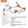 VEVOR Wheel Dolly, 1 Set Wheel Dolly Car Skate, Heavy Duty Vehicle Positioning with Ratcheting Foot Pedal, Ratchet Type Tire Skate Tire Jack for Car Truck RV Trailer, 1500 LBS