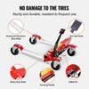 VEVOR Wheel Dolly, Max Capacity 1500 Lbs Car Dolly, Car Jack Dolly Lifter with 360° Rotatable Wheels, Heavy Duty Vehicle Positioning Hydraulic Tire Jack, for Vehicle Car Auto Repair Moving