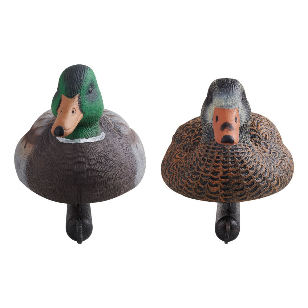 VEVOR Duck Decoys, Realistic Floating Duck Decoys, Weight Forward Swim, Plastic Duck Hunting Decoy Outdoor for Hunting, for Pool, Pond, and Lake, Garden Yard Decoration, Easy to Carry and Use, 6-Pack