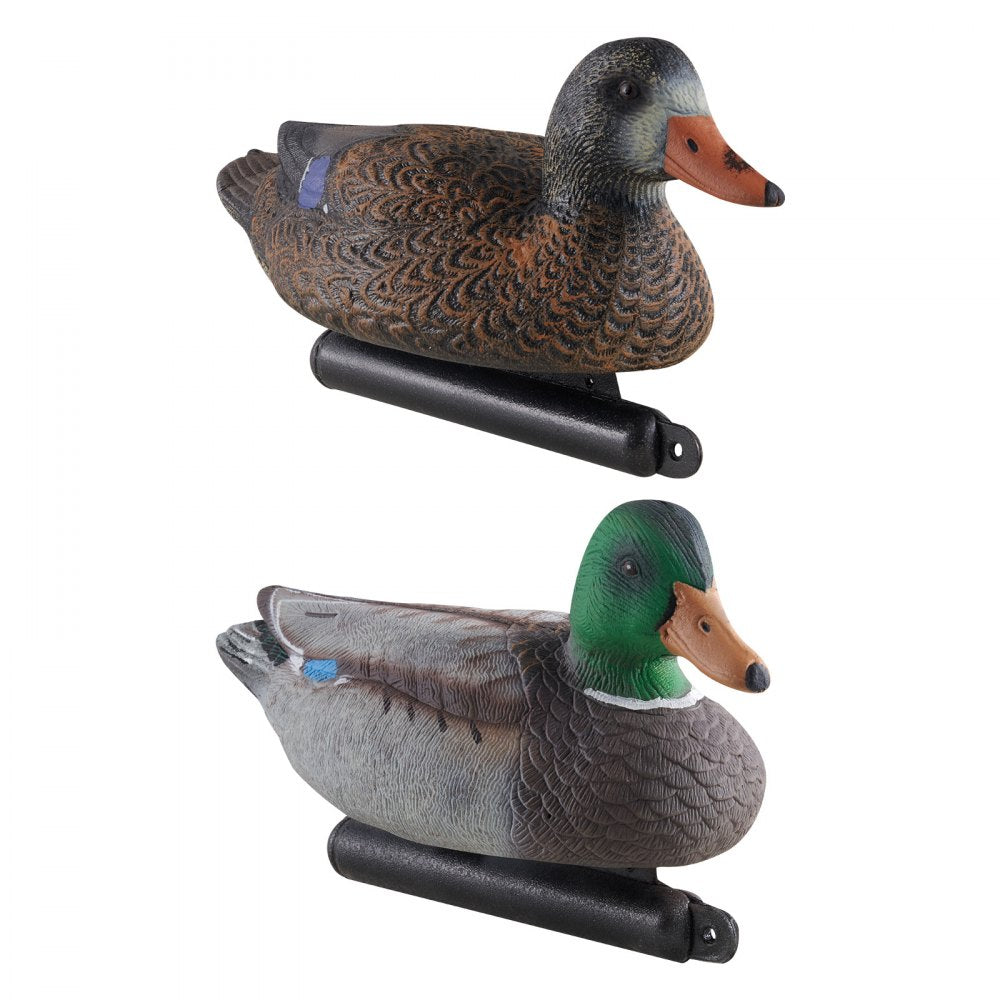 VEVOR Duck Decoys, Realistic Floating Duck Decoys, Weight Forward Swim, Plastic Duck Hunting Decoy Outdoor for Hunting, for Pool, Pond, and Lake, Garden Yard Decoration, Easy to Carry and Use, 6-Pack