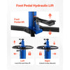 VEVOR Hydraulic Transmission Jack, 1660 lbs / 0.75 Ton Lifting Capacity Telescoping Transmission Jack with Foot Pedal, 360° Swivel Wheel, 34.6-69.3 in High Lifting Height, Lift Hoist for Garage/Shop