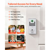 VEVOR Fingerprint Door Lock, Electronic Biometric Deadbolt with Pioneering Easy-Grip Design, Auto Locking, One-Time Code, Anti-Peeking Password, Keyless Entry Door Lock for Home, Apartment, Silver