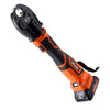 VEVOR Cordless Mini Press Tool, 18V Electric Pipe Crimping Tool for 1/2", 3/4", 1" PEX Pipe Copper Rings, 24KN PEX Press Tool with 2pcs Battery, Fast Charger & Carrying Case - Meet ASTM F1807 Standard