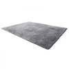 VEVOR Indoor Plush Area Rugs, 8 x 10 ft Soft Plush Carpet, Furry Shag Area Rugs for Living Room, Bedroom, Sunroom, Modern Home Decor Aesthetic, Non-Shedding, Non-Woven, Slip-Resistant, Smoke Gray