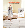VEVOR Indoor Plush Area Rugs, 8 x 10 ft Plush Carpet, Area Rugs Furry with Long Plushs Pile, Thick & Durable High-Pile Rug for High-Traffic Areas, Bedroom, Non-Shedding & Non-Slip Backing, Beige