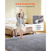 VEVOR Indoor Plush Area Rugs, 8 x 10 ft Plush Carpet, Area Rugs Furry with Long Plushs Pile, Thick & Durable High-Pile Rug for High-Traffic Areas, Non-Shedding & Non-Slip Backing, Blue-Gray
