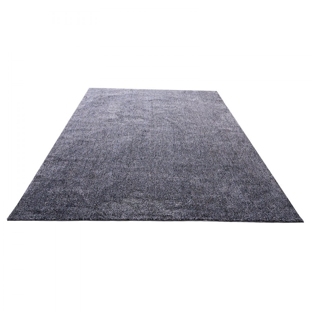 VEVOR Indoor Plush Area Rugs, 8 x 10 ft Plush Carpet, Area Rugs Furry with Long Plushs Pile, Thick & Durable High-Pile Rug for High-Traffic Areas, Non-Shedding & Non-Slip Backing, Blue-Gray