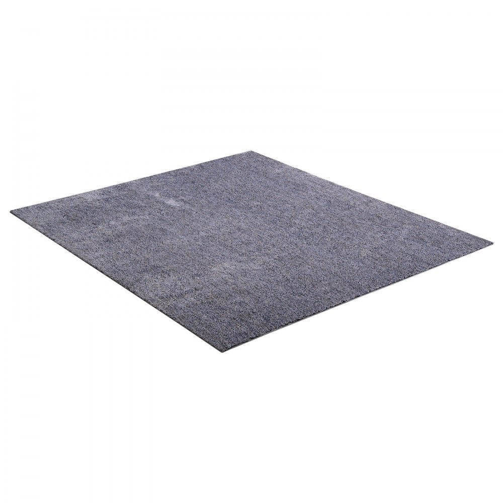 VEVOR Indoor Plush Area Rugs, 8 x 10 ft Plush Carpet, Area Rugs Furry with Long Plushs Pile, Thick & Durable High-Pile Rug for High-Traffic Areas, Non-Shedding & Non-Slip Backing, Blue-Gray