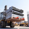 VEVOR Forklift Extensions 72 x 4.5 in, Upgrade Retaining Loop & Bottom Lock, for Forklifts and Forklift Trucks, Heavy-Duty Industrial Pallet Fork Attachments, Extended Load Handling, Orange, 1 Pair