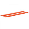 VEVOR Forklift Extensions 84 x 4.5 in, Upgrade Retaining Loop & Bottom Lock, for Forklifts and Forklift Trucks, Heavy-Duty Industrial Pallet Fork Attachments, Extended Load Handling, Orange, 1 Pair