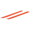 VEVOR Forklift Extensions 96 x 4.5 in, Upgrade Retaining Loop & Bottom Lock, for Forklifts and Forklift Trucks, Heavy-Duty Industrial Pallet Fork Attachments, Extended Load Handling, Orange, 1 Pair