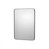 VEVOR Wall Mounted Makeup Mirror, 0.15" Thick, 22" x 30" Mirror with Aluminium Alloy Frame & Explosion-Proof Film, Scratch-Resistant Mirror with Z-Shaped Bracket, Fit for Bathroom/Bedroom/Living Room