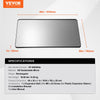 VEVOR Wall Mounted Makeup Mirror, 0.15" Thick, 30" x 40" Mirror with Aluminium Alloy Frame & Explosion-Proof Film, Scratch-Resistant Mirror with Z-Shaped Bracket, Fit for Bathroom/Bedroom/Living Room
