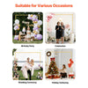 VEVOR Arch Backdrop Stand, 6.6 x 6.6 ft, Stable Structure, Easy Assembly, Square Gold Metal Arch Backdrop Stand for Wedding, Birthday Party, Graduation, Holiday Celebration, and Ceremony Decoration