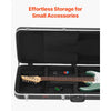 VEVOR Electric Guitar Hard Case, 41.34 in Rectangular Guitar Hard Case, With Lock Latch Key Handle, ABS Padding Soft Lining Water-Resistant Hard Shell Guitar Case, for 39 in Electric Guitar, Black