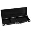 VEVOR Electric Guitar Hard Case, 41.3 Inch, Rectangle Wooden Hard-Shell Protective Carrying Case, with Lock Latch, Padding, Accessory Compartment, Key, for 39 Inch Tele/ST Electric Guitars, Black