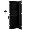 VEVOR Electric Guitar Hard Case, 41.3 Inch, Rectangle Wooden Hard-Shell Protective Carrying Case, with Lock Latch, Padding, Accessory Compartment, Key, for 39 Inch Tele/ST Electric Guitars, Black