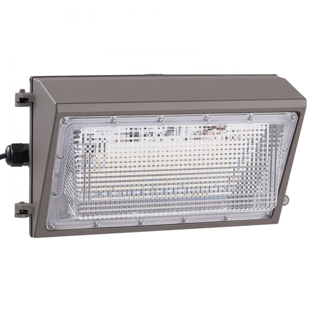 VEVOR 4PCs LED Wall Pack Lights, 100W 10800LM, 5000K Commercial Outdoor Lights Security Lighting Fixture, with Intelligent Light Sensing 180 LED beads Energy Saving for Garages Yards, IP65 Waterproof