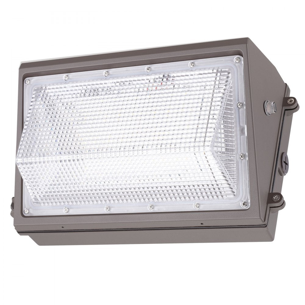 VEVOR 4PCs LED Wall Pack Lights, 100W 10800LM, 5000K Commercial Outdoor Lights Security Lighting Fixture, with Intelligent Light Sensing 180 LED beads Energy Saving for Garages Yards, IP65 Waterproof