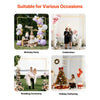 VEVOR Arch Backdrop Stand, 8 x 8 ft, Stable Structure, Easy Assembly, Square Gold Metal Arch Backdrop Stand for Wedding, Birthday Party, Graduation, Holiday Celebration, and Ceremony Decoration
